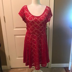 NWOT Strawberry Red Dress